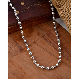Collar de Plata con Cuentas de Moda Meera Jaipur Ridhi - Product Image 1