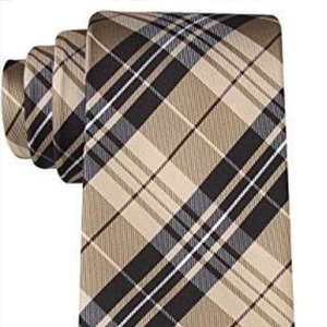 Corbata Clásica a Cuadros para Hombre, 100% Poliéster, Uso Diario, Accesorio Formal - Product Image 5