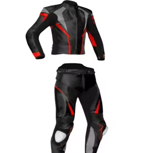 Combinaison de moto en cuir haute performance, séchage rapide, personnalisable, imperméable, pour l'aventure, veste et pantalon de moto tout-terrain - Product Image 2