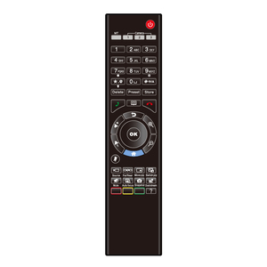 Télécommande universelle BONTECH avec 47 boutons, clavier IR, corps en plastique, piles AAA, couleur noire - Product Image 1