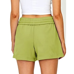 Precio al por mayor de logotipo personalizado nueva moda Pantalones cortos de chándal para las mujeres de algodón transpirable gimnasio pantalones cortos casuales de las mujeres - Product Image 5