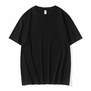 Camiseta de Manga Larga con Cuello Redondo y Bolsillo para Hombre, de Algodón Tejido, Talla Grande, Color Sólido, Logotipo Personalizado Impreso, OEM ODM, Venta al Por Mayor - Product Image 2