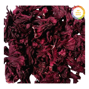Organic Natural <b>Red</b> Dried Hibiscus Petals for Smoothies, Drinks, and Cooking Needs - Product Image 4