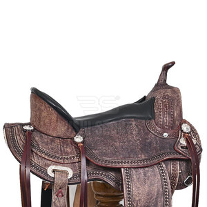 Silla de montar profesional de cuero para caballo con artesanía reforzada y duradera para práctica ecuestre - Product Image 5