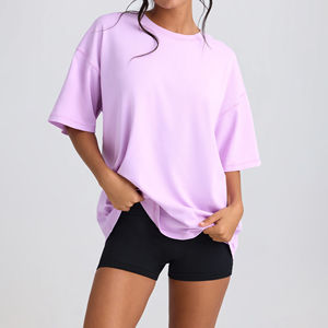 Camiseta Oversize de Manga Corta para Mujer, Venta al Por Mayor del Mejor Fabricante de Pakistán - Product Image 6