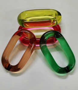 Cadena de Resina Clásica Hecha a Mano, Duradera y Decorativa, Cadena de Madera y Resina para Bodas y Eventos - Product Image 3