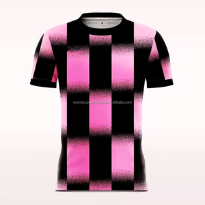 Uniforme de fútbol juvenil rosa de alta calidad, camiseta de fútbol personalizada con impresión por sublimación, ropa de fútbol americano al por mayor - Product Image 4