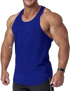 Yüksek kalite özel erkek Tank Top spor salonu aktif giyim spor koşu spor erkek eğitim sıkı Tank Top özel Logo