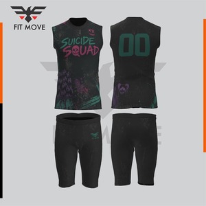 Maillot de football américain 7v7 personnalisé, respirant, avec nom du joueur, manches longues, pour hommes et jeunes, et ensemble combo 7v7. - Product Image 3