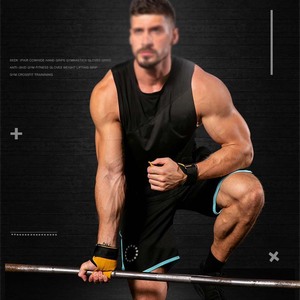 Cowhide Leather Bracers Wrist <b>Wraps</b> Weight Lifting Sports Cross Training Gloves with Wrist Support Straps - Product Image 3