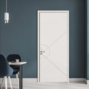 Water Resistant Soundproof Melamine PVC Wooden Veneer Composite WPC Door Great for Coastal Area High <b>Moisture</b> Locations - Product Image 6