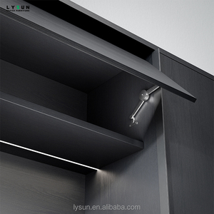 Meuble de rangement modulaire de luxe en bois <span class=keywords><strong>MFC</strong></span> écologique pour dossiers, grande capacité, idéal pour les écoles, hôtels et hôpitaux - Product Image 6