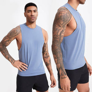 Fabricant OEM de vente en gros sur mesure, fournisseur de débardeurs de sport pour hommes, tissu performant 160 GSM, production en vrac - Product Image 3