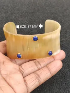 Pulsera de Cuerno Natural Hecha a Mano, Estilo Animal, Ecológica, para Hombre y Mujer, Uso Diario, Calidad Premium - Product Image 4