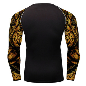 Vente en gros OEM – Nouveaux vêtements de fitness pour la gym, BJJ 2026 – Rashguard MMA personnalisé pour hommes – Créez votre propre rashguard de qualité supérieure - Product Image 4