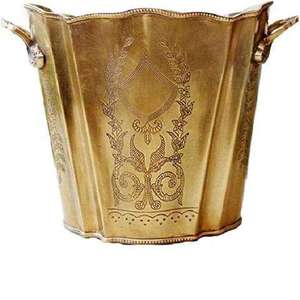 Elegant Round Stainless Steel Ice Bucket With Dual Handles Rust Resistant Party Cooler Beverage Tub ice Bucket - Product Image 5