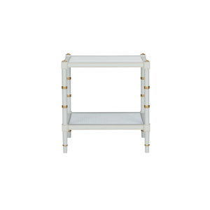 Petite table d'appoint côtière rustique pour meubles de salon - Product Image 1