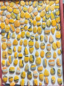 Cabujón de Jaspe Abeja Natural, Gema Suelta de Diseño, Forma Ovalada de Pera, Piedra Pulida de Alta Calidad para Joyería - Product Image 3