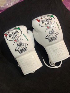 No Boxing No Life <b>Gloves</b> Lace Up <b>Type</b> Sparring Training Boxing <b>Gloves</b> All Size - Product Image 3