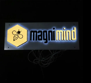 Letrero Luminoso LED de Acero Inoxidable 304 con Acabado <span class=keywords><strong>Espejo</strong></span>, Resistente a la Intemperie para Exteriores, para Fachadas de Tiendas y Restaurantes - Product Image 3