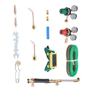 Kit de chalumeau oxyacétylène avec clapets anti-retour de 5 mm, ensemble professionnel de soudage et de découpe au gaz haute performance - Product Image 1