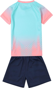 Ensemble d'uniformes de football personnalisés pour jeunes - Maillot de football dégradé jaune fluo - Tenue de sport à séchage rapide pour l'entraînement des équipes de jeunes - Product Image 6