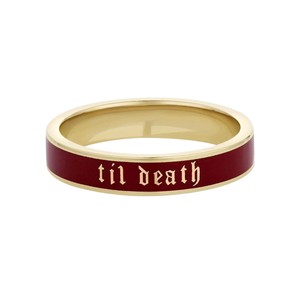 4mm 6mm Sterling Silver Jade Classic Invisible Engraving Ethnic Band <b>Ring</b> 'Till Death' Engagement Wedding Party <b>Couples</b> Promise - Product Image 6