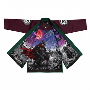 Kimono de Jiu-Jitsu en coton 100% premium, durable, tissage perlé, pour entraînement professionnel et compétition unisexe, OEM - Product Image 2