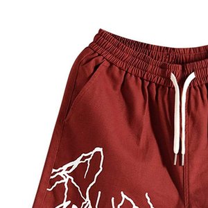 Nouveau short streetwear tendance pour homme avec logo personnalisé, style décontracté en coton, mode urbaine, hip-hop, bas de tenue ample d'été pour l'extérieur - Product Image 4