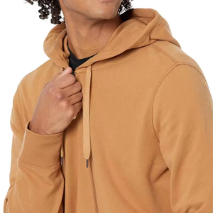 Fabricante OEM, Sudaderas con Capucha de Alta Calidad, 100% Felpa, Cierre de Cremallera, Talla Grande, Manga Larga, Marca Privada USA, Suministro OEM ODM - Product Image 5