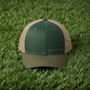 Gorra Trucker Verde para Hombre, Malla Trasera, Ajustable, Cierre a Presión, Bordada, Casual, para Exteriores, Estilo Béisbol - Product Image 6