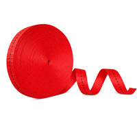 Fabrication de produits pour animaux de compagnie, ruban élastique 100% polyester, rouleau de 25 mm, résistance à l'usure supérieure, production de colliers, étiquette privée