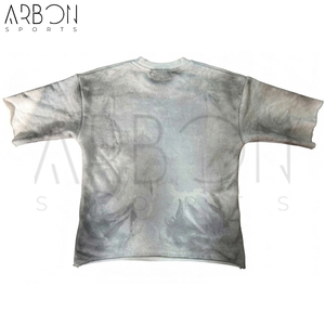 เสื้อยืดโอเวอร์ไซส์สีเทาแบบวินเทจทรงหลวมสไตล์ย้อนยุค ดีไซน์โดดเด่น ใส่สบาย ทันสมัย ผลิตตามสั่ง ปี 2026 สำหรับผู้ชาย - Product Image 2