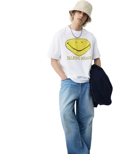 100% coton personnalisé marque imprimé teint été T-Shirt confortable surdimensionné haute vente garçons demi manches longue longueur respirant - Product Image 5