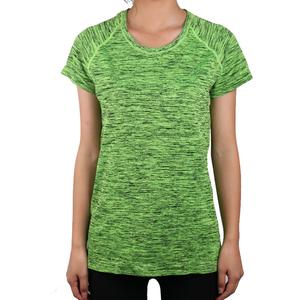 T-shirt pour femme bleu uni à manches raglan, coupe classique, séchage rapide, sportif, tricoté, 100 % coton, col rond, toutes saisons, en molleton - Product Image 5