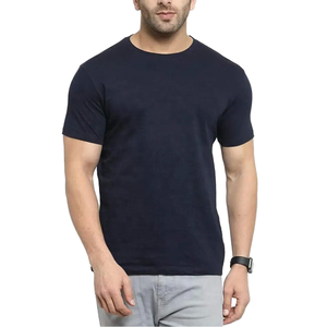 Camiseta de Manga Corta para Hombre, Corte Regular, Algodón Premium, Impresión de Logotipo Personalizada, Estilo Urbano, Camiseta Lisa, Tejido Grueso, Moda Casual, Venta al Por Mayor - Product Image 2