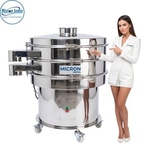 High Efficiency Automatic Digital Stainless Steel Vibro Sifter Machine PLC Core Components Powder Screening Grading Micron India - Product Image 4