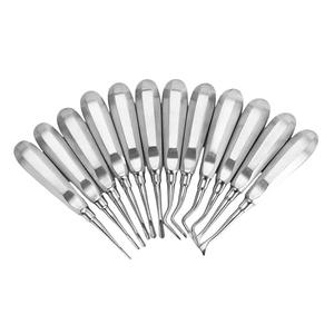 ชุดเครื่องมือถอนฟันสแตนเลส คีมถอนฟันแบบโค้ง คีมถอนรากฟัน อุปกรณ์สำหรับทันตแพทย์ - Product Image 1