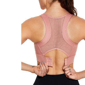 Custom Laser Cut Sports Bra Seamless Breathable Workout <b>Top</b> Anti Sweat Gym Underwear High Tech Fitness Clothing Bulk - Product Image 3
