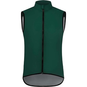 TRIBON SPORTS Gilet sans manches zippé pour homme, sans col, réfléchissant, tissé, respirant, vêtement de sport cycliste, couleur unie, polyester - Product Image 3