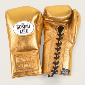 Guantes de Boxeo Profesionales con Cordones, Estilo MMA, de Cuero Genuino, Antideslizantes, de Dedo Completo, que Absorben la Humedad, para Entrenamiento - Product Image 5
