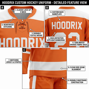 Uniforme de Hockey sobre Hielo Personalizado al por Mayor, Conjunto de Camiseta y Pantalones con Logotipo del Equipo, Número y Nombre Impresos, MOQ Bajo, Fabricante de Ropa Deportiva, Pakistán - Product Image 6