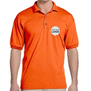 Camisetas de Golf de Alto Rendimiento, Tejido Sólido, 100% Algodón, Secado Rápido, Manga Corta, para Hombre - Product Image 1