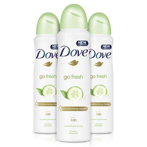 Pour la vente en gros de déodorants corporels en spray Dove, formule anti-transpirante premium, fournisseur en gros - Product Image 5