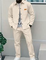 Prix d'usine Chine Bangladesh OEM Logo personnalisé Sérigraphie Imprimé Respirant Solide Tendance Haut de gamme Décontracté Automne Homme