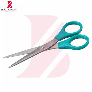 Ciseaux de coiffure professionnels en acier inoxydable avec manche en plastique de qualité supérieure, lame tranchante, outil de coupe de cheveux pour salon - Product Image 3