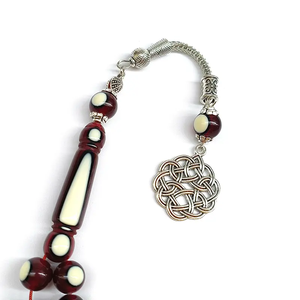 Tasbih musulman en résine, chapelet islamique, perles de prière, 33 pièces, Tespih, accessoires arabes pour hommes, cadeau du Ramadan, Misbaha - Product Image 5