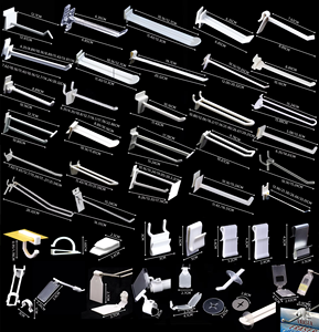 Supermarket Display <b>Hook</b> Hangers Carbon steel <b>chrome</b>-plated double-line metal <b>hook</b> Price Tag Holder Silvery Display <b>Hooks</b> - Product Image 2