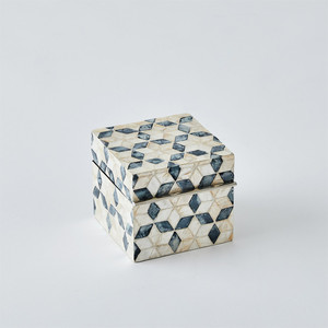 Boîte décorative en nacre incrustée, fabriquée à la main, vente en gros, pour bijoux - Product Image 4