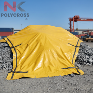 แผ่นพีวีซีเคลือบแข็งแรงแบบหลายชั้น ขนาดสั่งทำได้ สำหรับงานก่อสร้าง การเกษตร และการใช้งานกลางแจ้ง จัดส่งตรงจากโรงงาน ส่งออก - Product Image 1